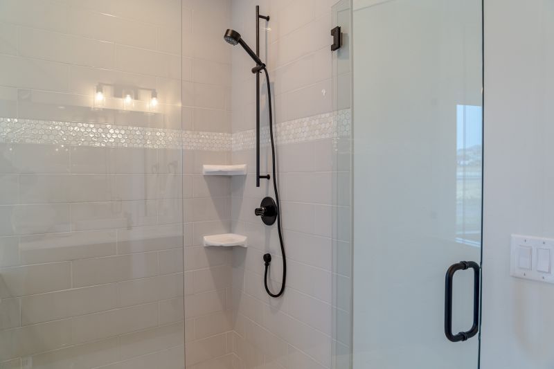 Minimalist Shower with Matte Fixtures